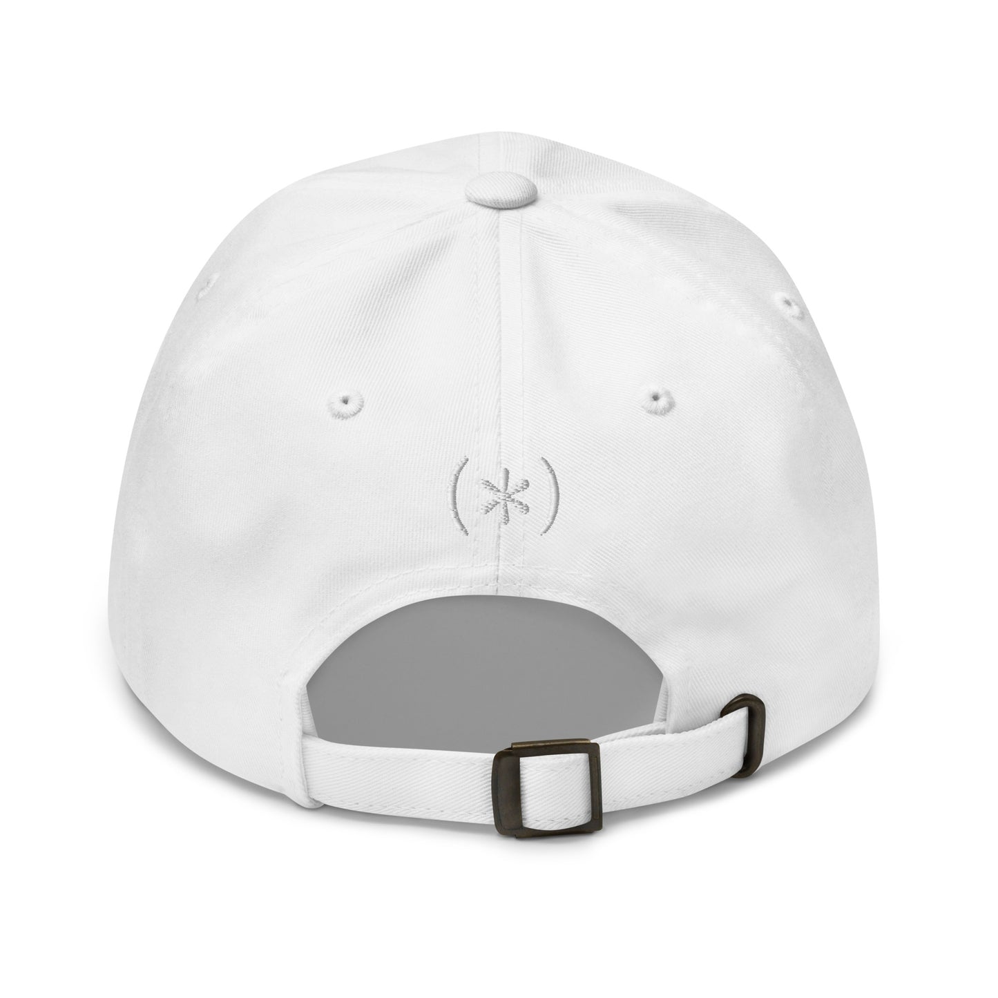 love is in the earth monochrome embroidery cap